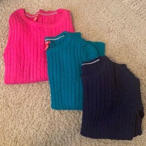 Women’s IZOD 3 Cable-Knit Sweater Bundle